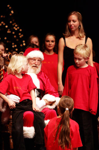 The real Santa dropped into our story every year.